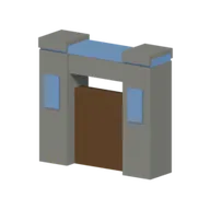 Wall Gate icon with its faction-coloured parts tinted