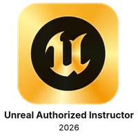 Unreal Authorized Instructor 2026 badge